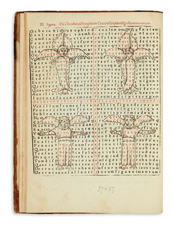 HRABANUS (or RABANUS) MAURUS. De laudibus sancte crucis opus.  1503.  Lacks 5 leaves.